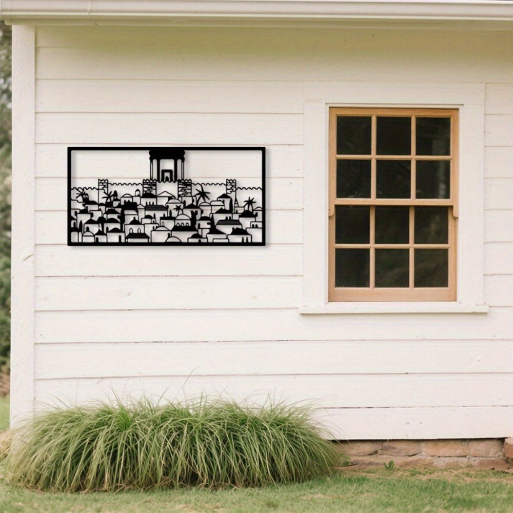 Art & Craft Paper For Kids - CIFBUY Metal Wall Art Jerusalem Mural