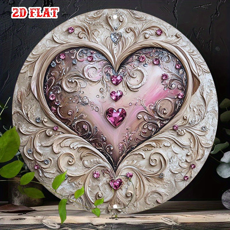 Heart Shaped Iron Wall Art wit - Art Craft Restaurant ulasan dan harga
