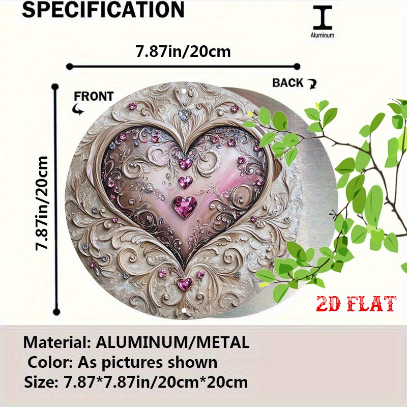 Heart Shaped Iron Wall Art wit - Art Craft Restaurant ulasan dan harga