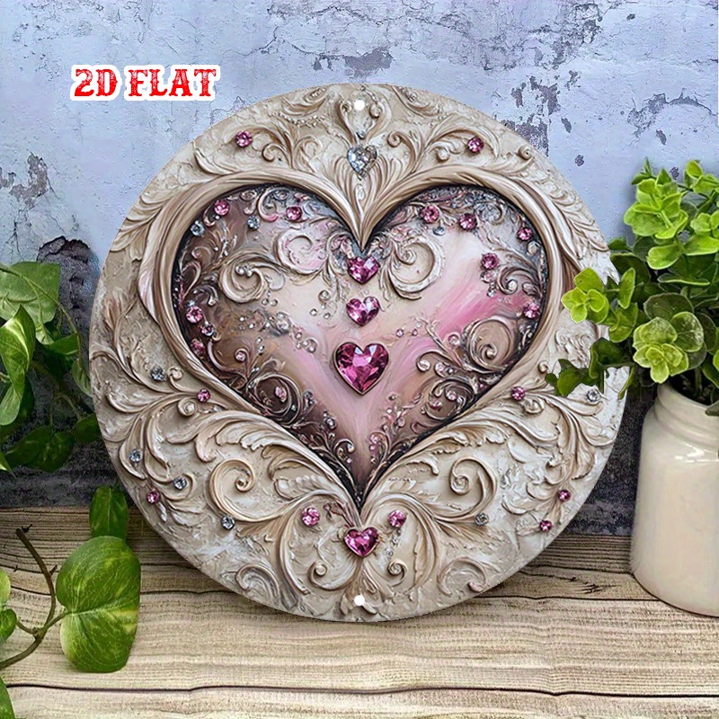 Heart Shaped Iron Wall Art wit - Art Craft Restaurant ulasan dan harga