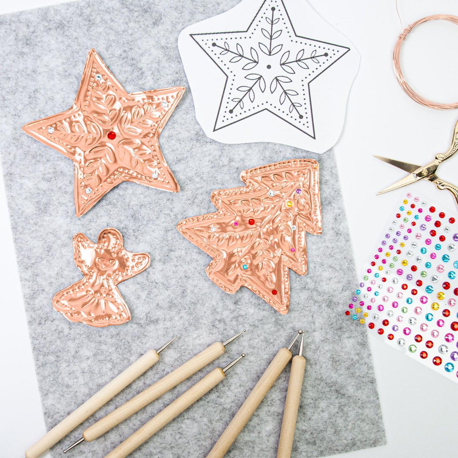 Embossing Foil 8 Pieces Alumin - Art Craft For Christmas ulasan dan harga