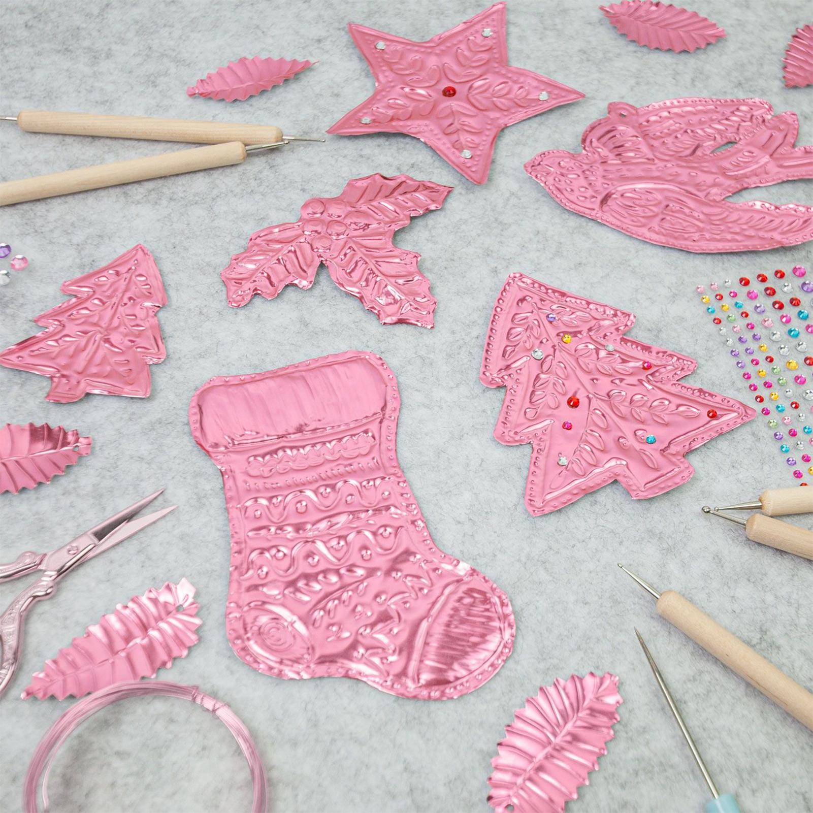 Embossing Foil 8 Pieces Alumin - Art Craft For Christmas ulasan dan harga