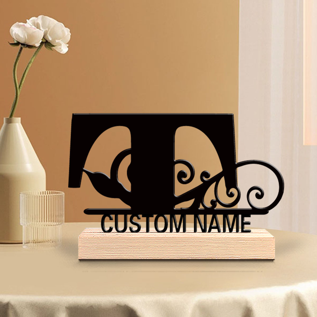 1pc Creative T Custom Letter M - Art Craft Letter T ulasan dan harga