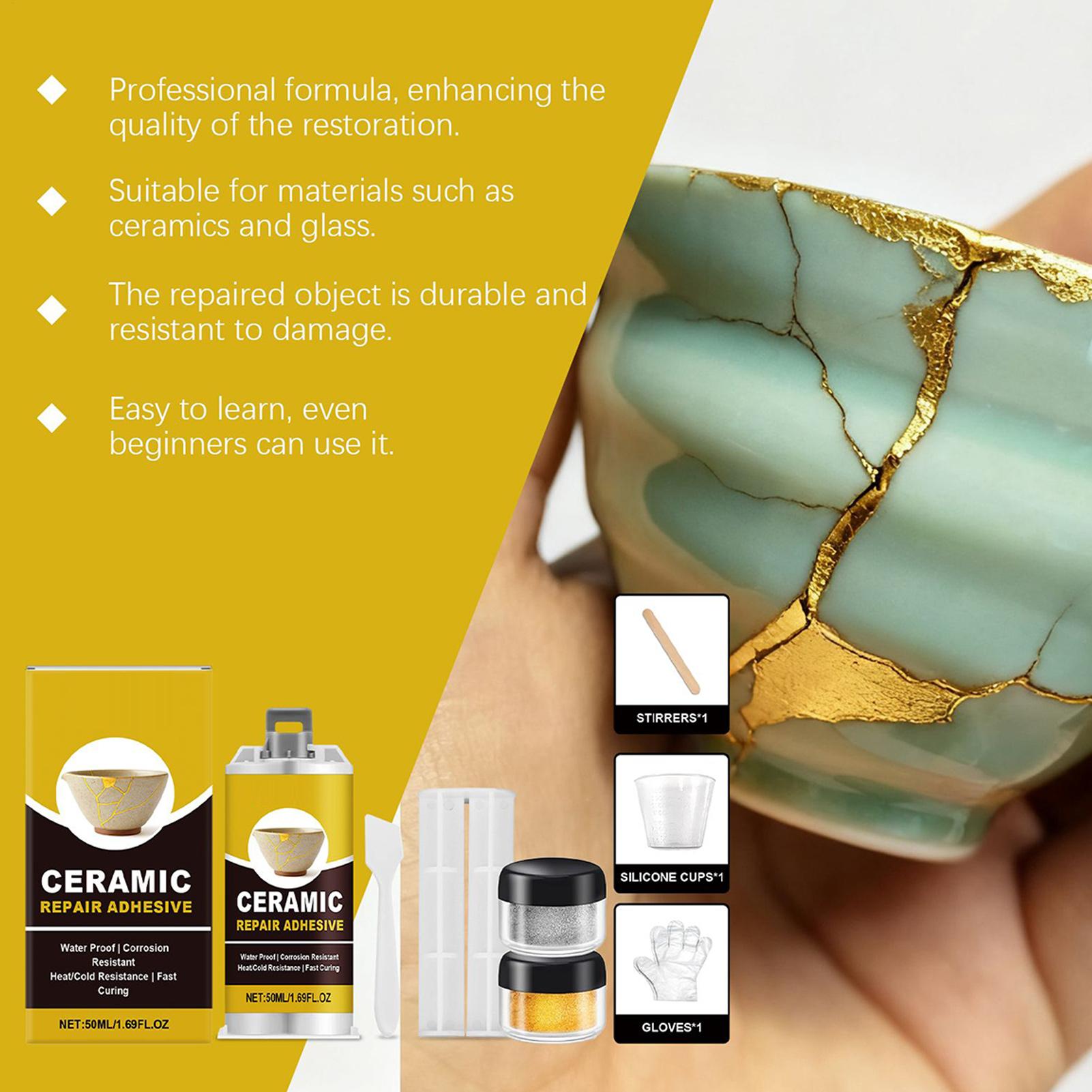 Gold Glue for Ceramics Glass S - Art Craft Workshop ulasan dan harga