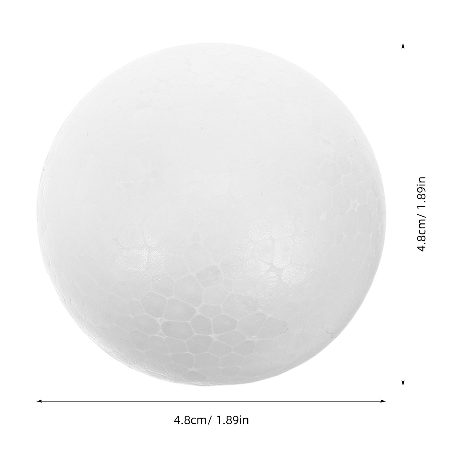 70Pcs Polystyrene Half Spheres - Art Craft For Christmas ulasan dan harga