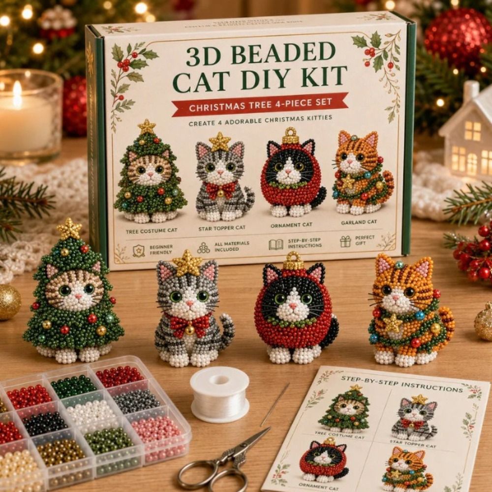 Tiny Beads 3D Beaded Animal Ki - Art Craft Rainbow ulasan dan harga