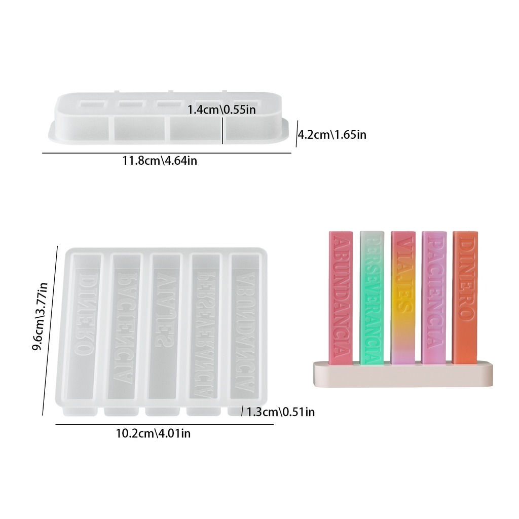 Long Strip Candle Mold Clear P - Art Craft Course ulasan dan harga