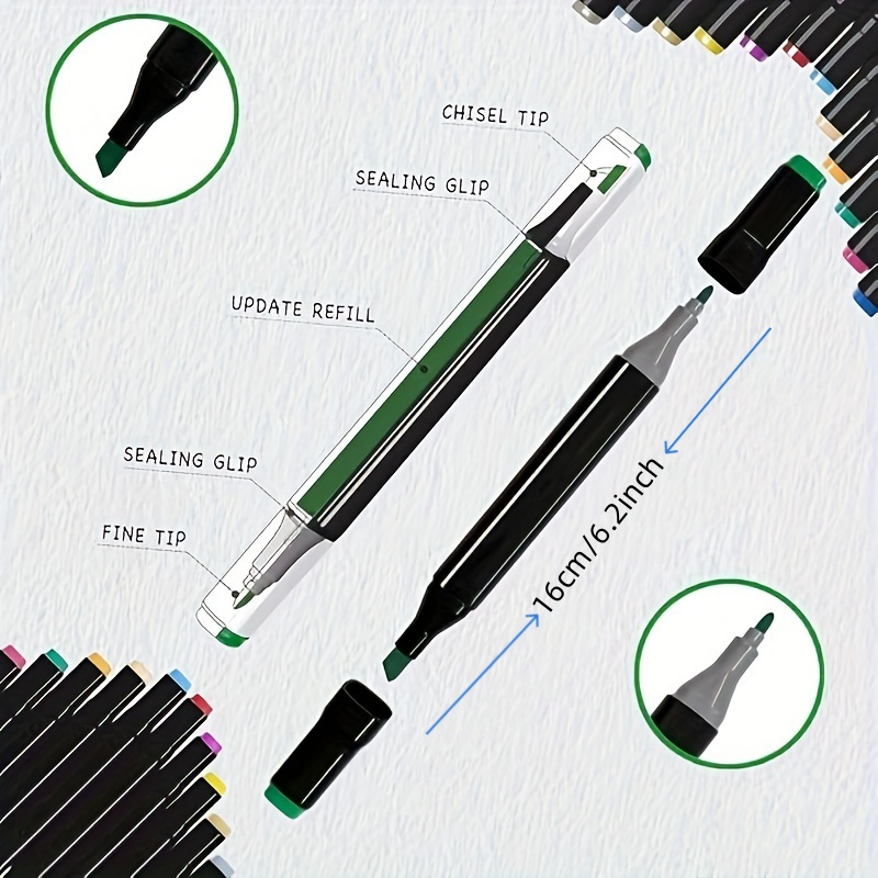 Professional Permanent Sketch  - Illustration Marker Set ulasan dan harga