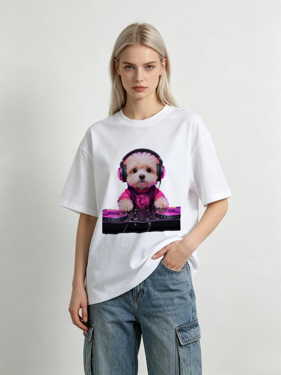 T Shirts Woman Jacquard Woven  - Art Craft Letter T ulasan dan harga