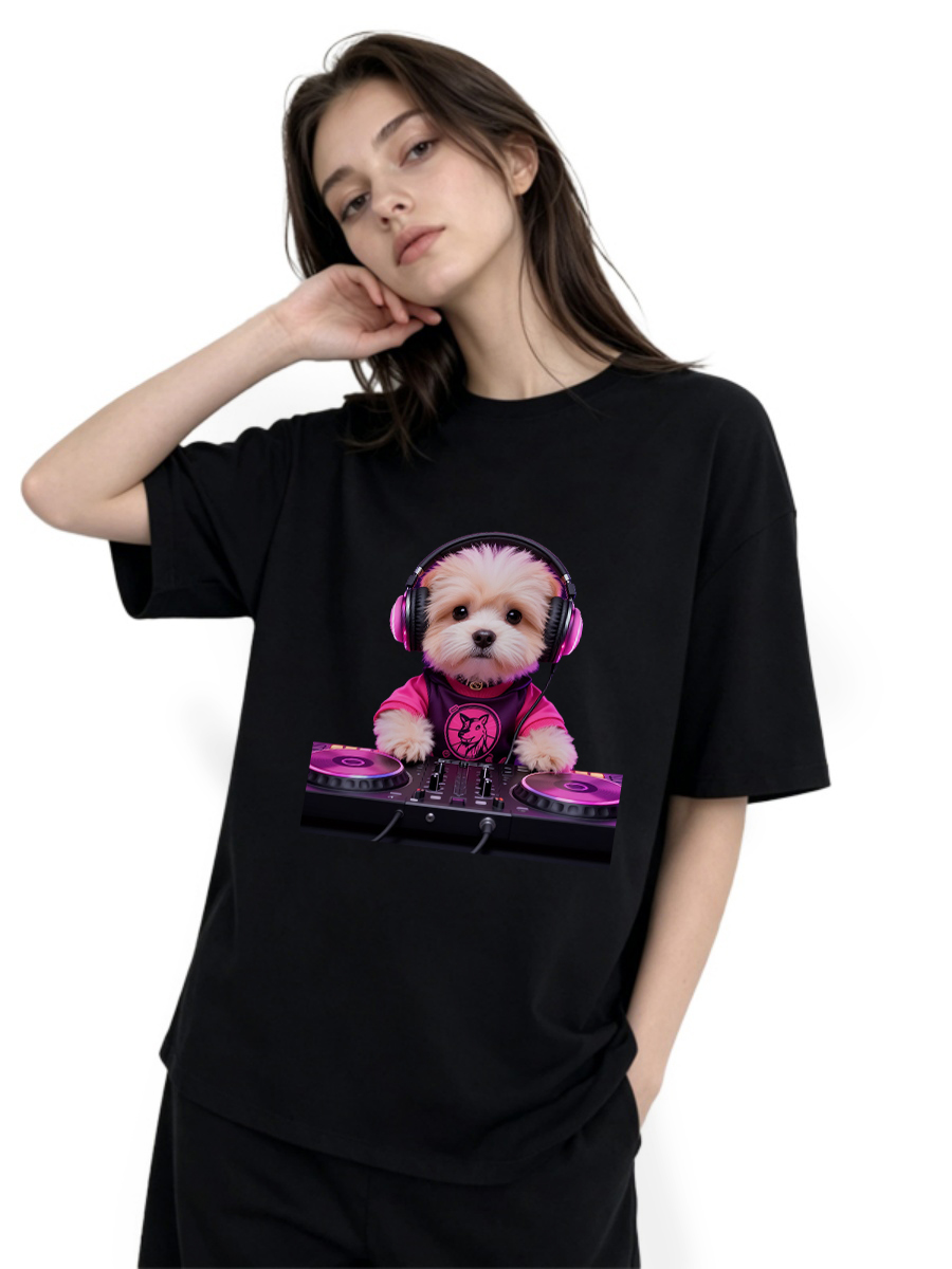 T Shirts Woman Jacquard Woven  - Art Craft Letter T ulasan dan harga