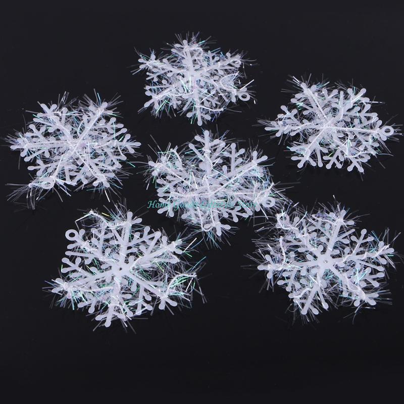 E74E Christmas Snowflake Ornam - Art And Craft Xmas Tree ulasan dan harga
