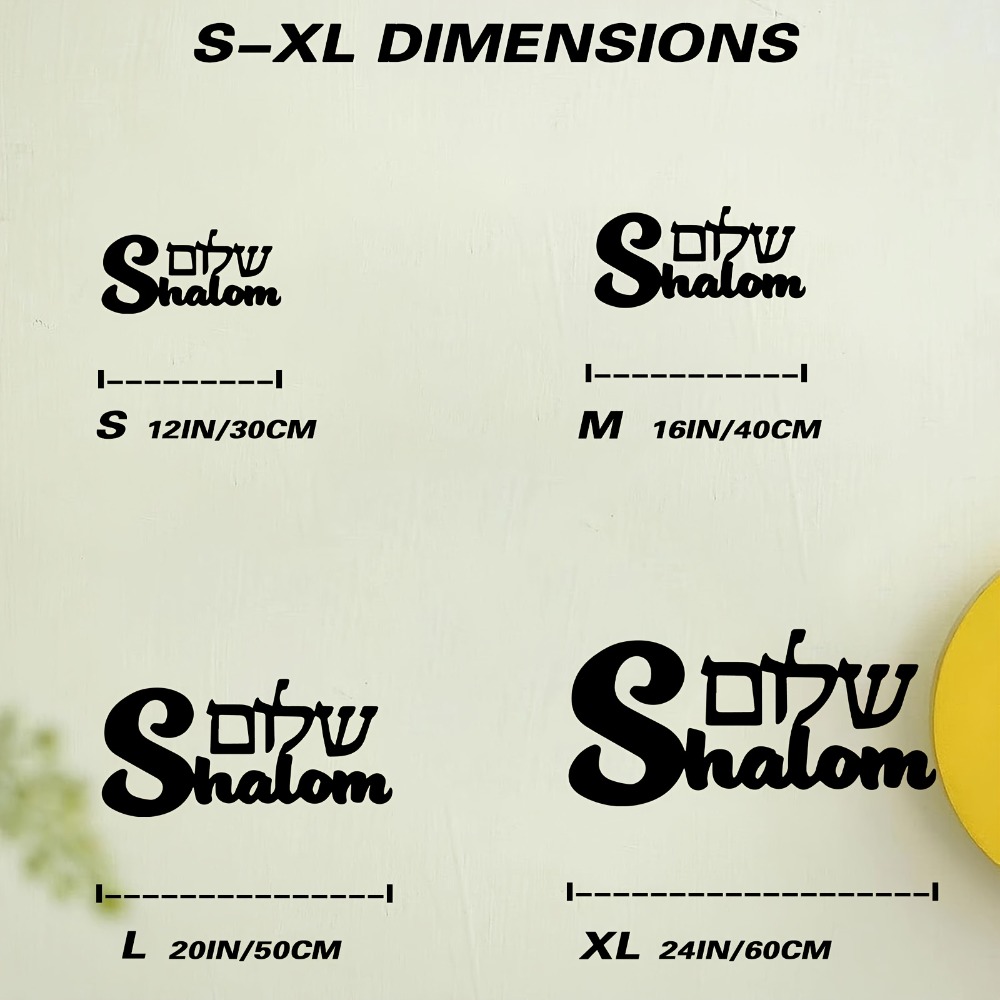 CIFBUY Metal Wall Art Shalom S - Art & Craft On Wild Animals For Preschoolers ulasan dan harga