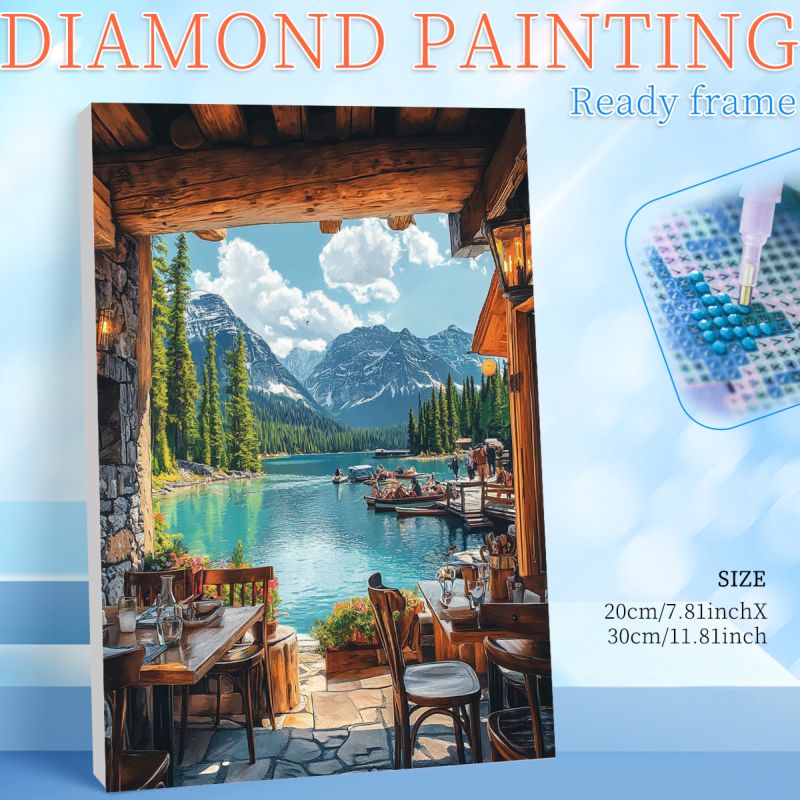 RUOPOTY Framed Holiday Restaur - Art Craft Restaurant ulasan dan harga