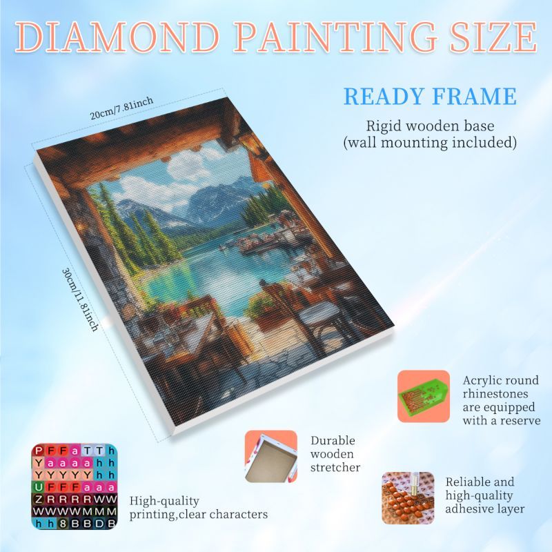 RUOPOTY Framed Holiday Restaur - Art Craft Restaurant ulasan dan harga