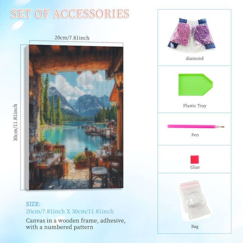 RUOPOTY Framed Holiday Restaur - Art Craft Restaurant ulasan dan harga