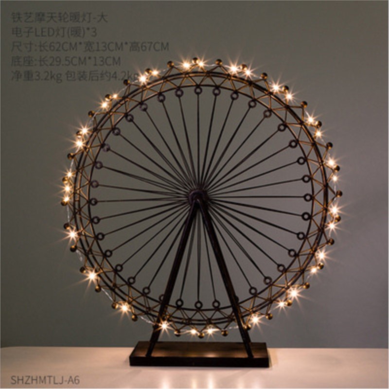 Iron art Ferris wheel decorati - Art Craft Restaurant ulasan dan harga