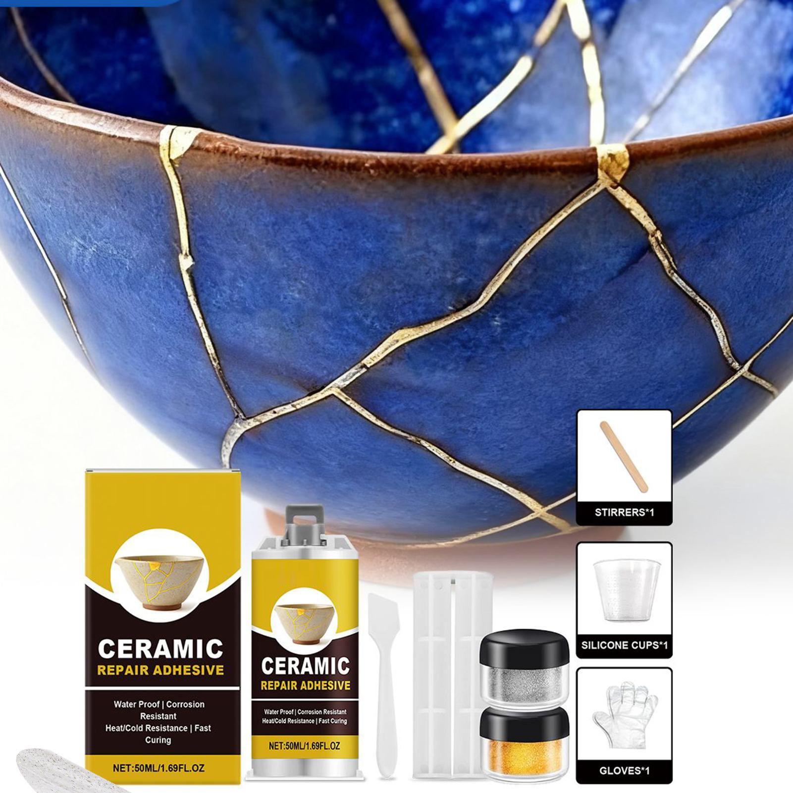 Porcelaine Repair Kit Gold Cer - Art Craft Workshop ulasan dan harga
