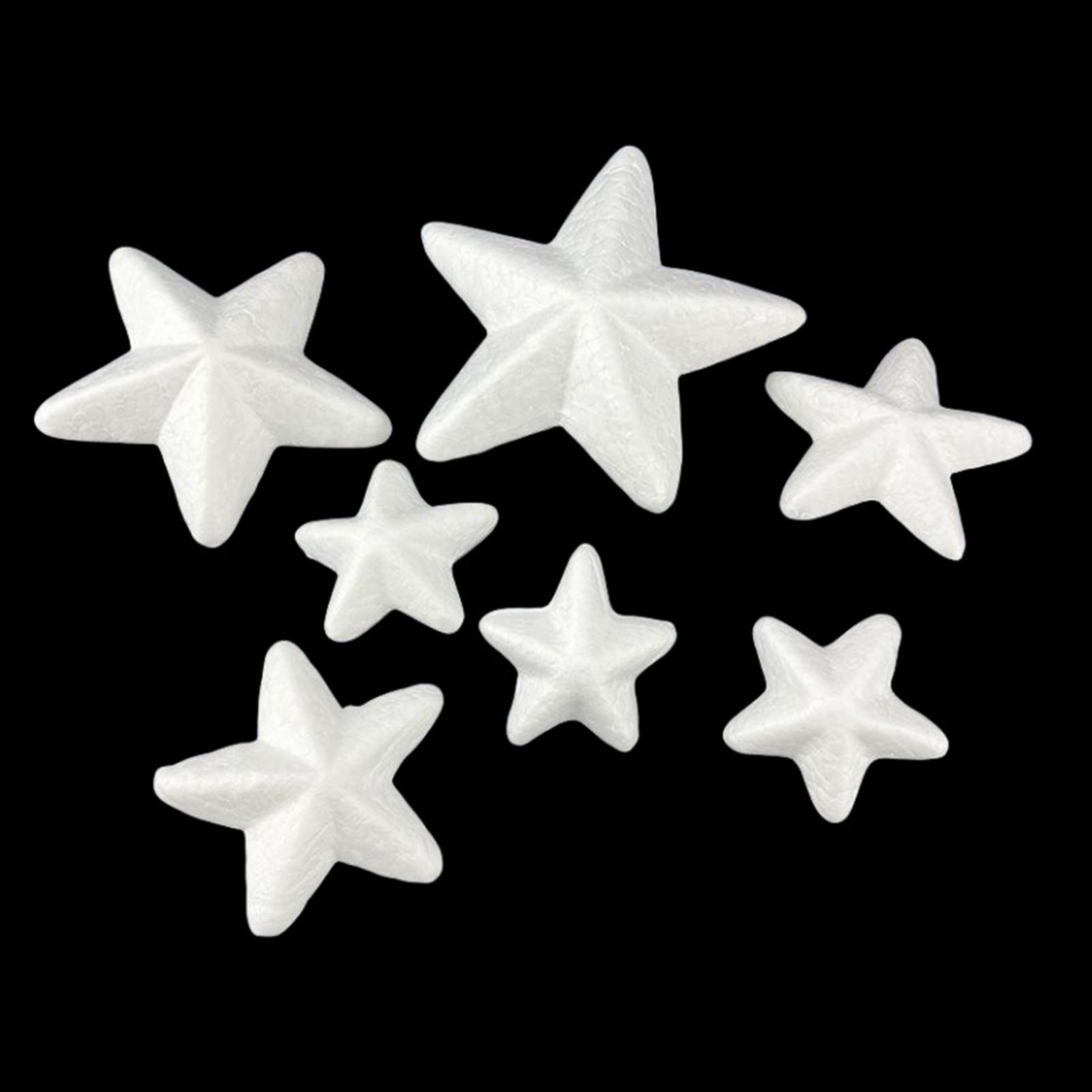 16x Foam Stars Christmas Decor - Art And Craft Xmas Tree ulasan dan harga
