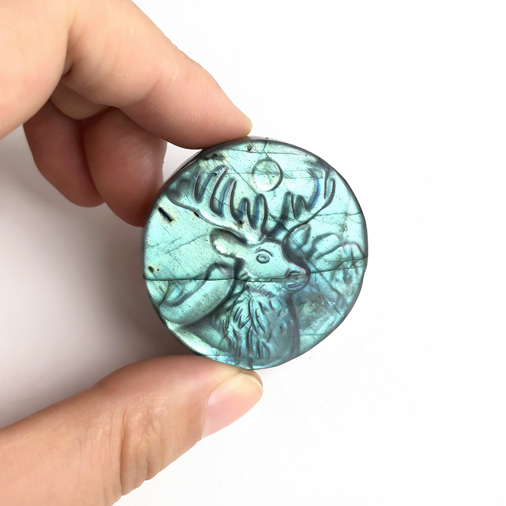 1pc Rainbow Flashy Labradorite - Art Craft Rainbow ulasan dan harga