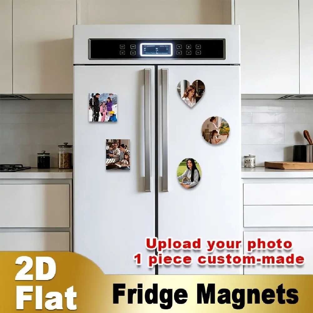 Custom Photo Fridge Magnet 2D  - Art Craft Christmas ulasan dan harga