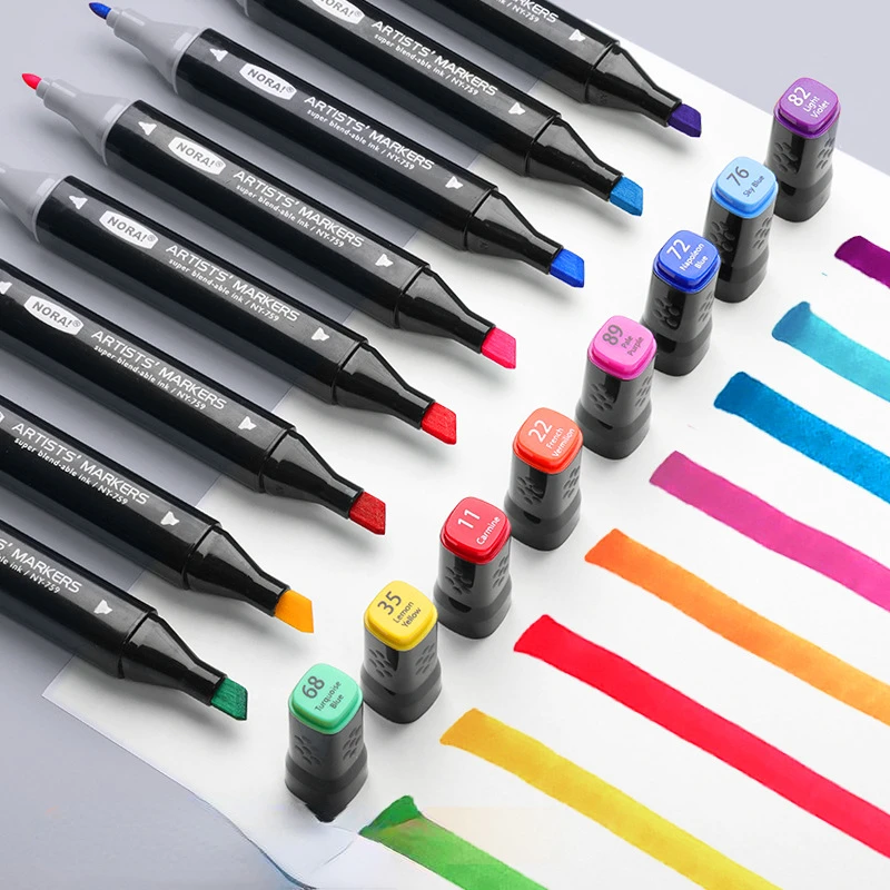 30/60 Color Markers Double-hea - Illustration Marker Set ulasan dan harga