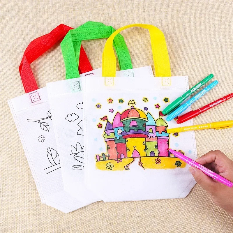 1-10pcs Sets DIY Graffiti Bag  - Illustration Marker Set ulasan dan harga