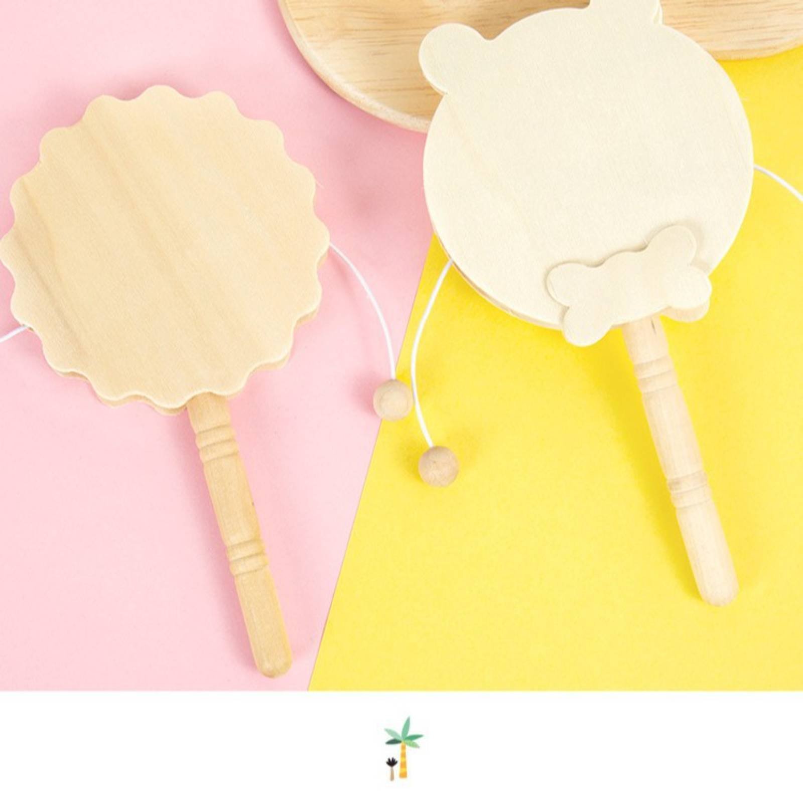 DIY Wooden Rattle Drum Even-Su - Art Craft Workshop ulasan dan harga