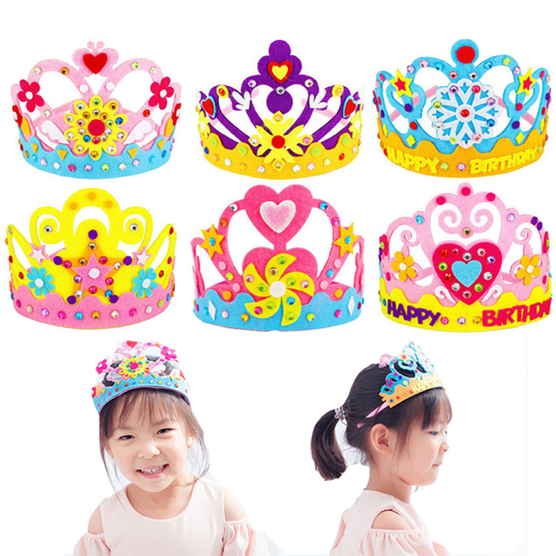 DIY Crafts Toy Crown Creative  - Art Craft Rainbow ulasan dan harga