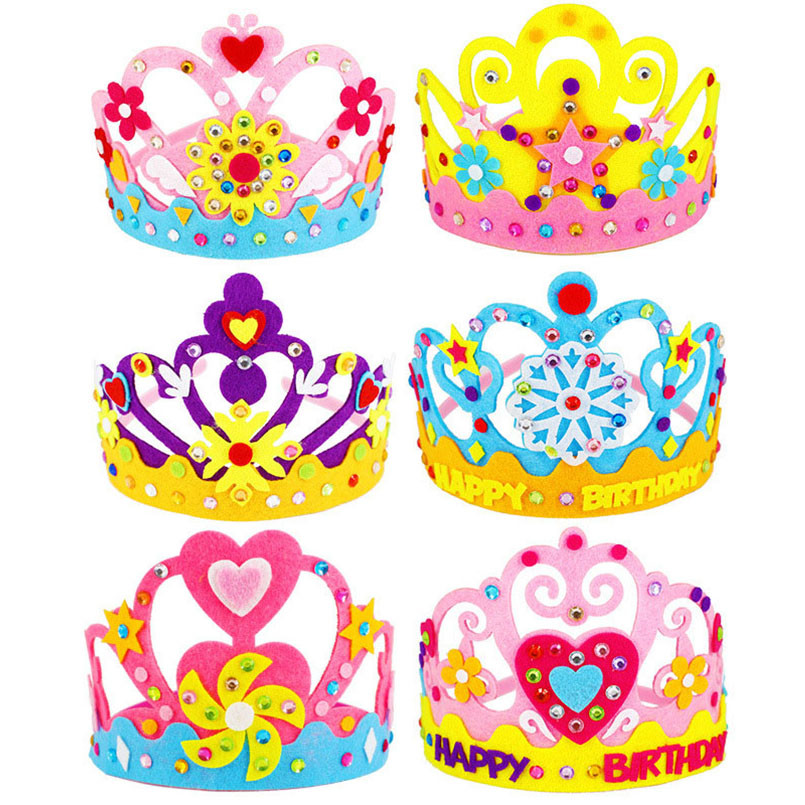 DIY Crafts Toy Crown Creative  - Art Craft Rainbow ulasan dan harga