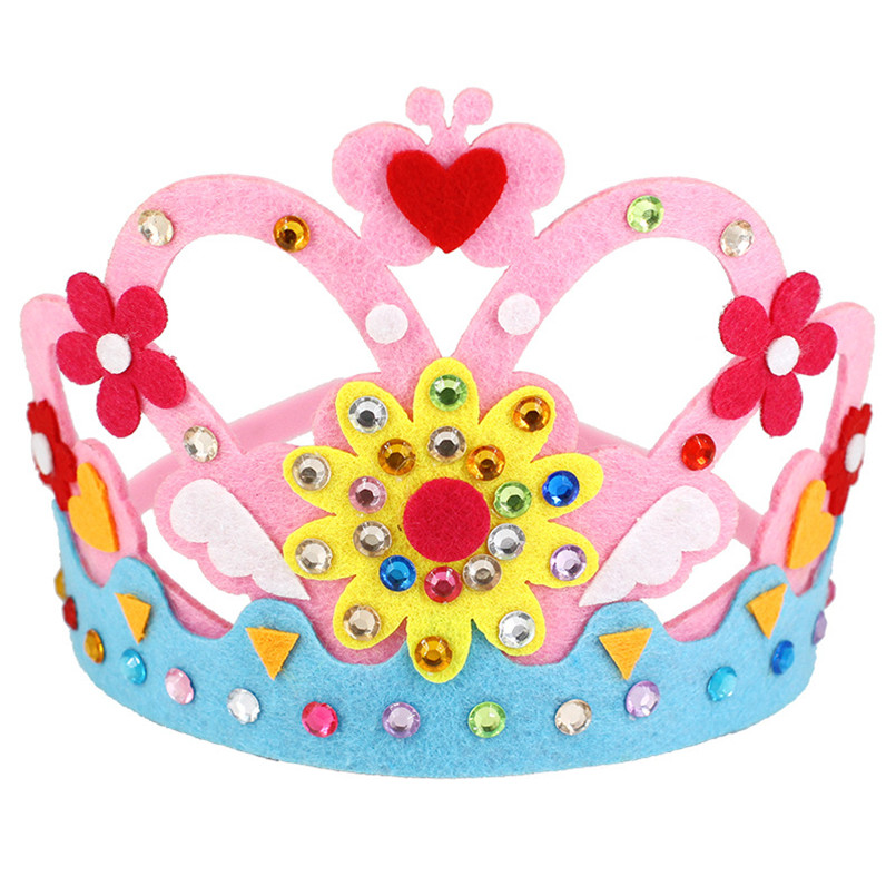 DIY Crafts Toy Crown Creative  - Art Craft Rainbow ulasan dan harga