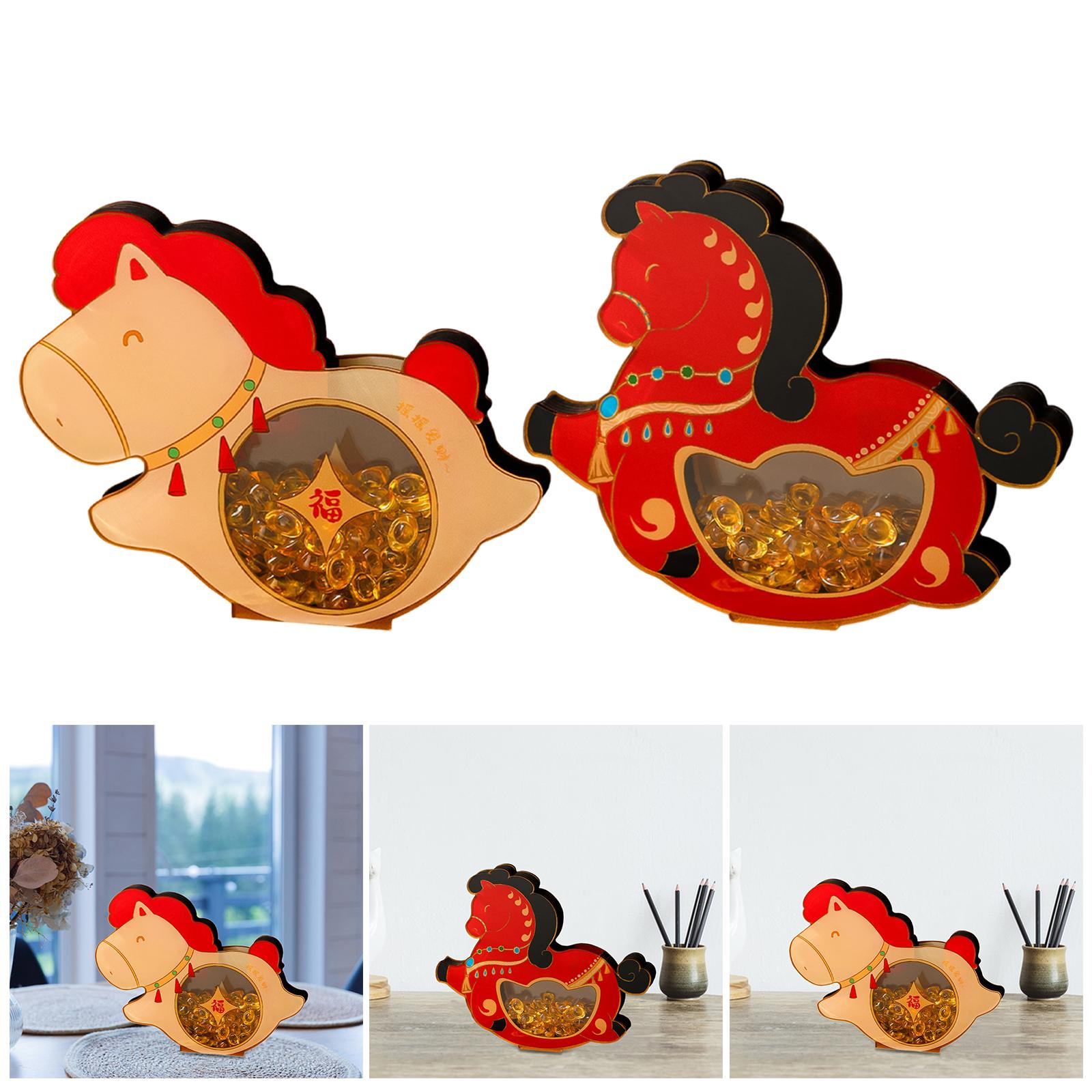 Horse Figurine Wooden Horse St - Art Craft Restaurant ulasan dan harga