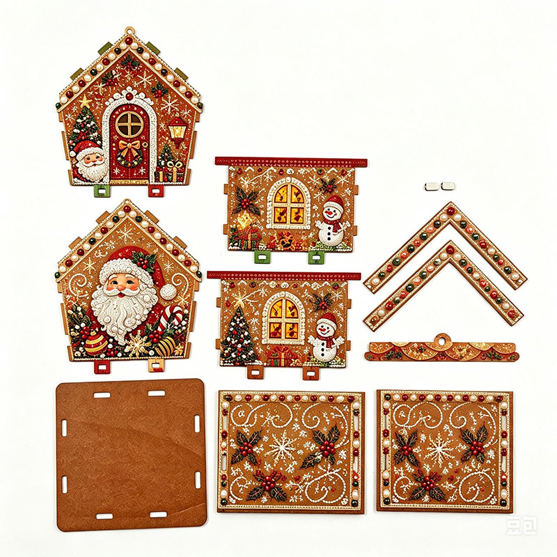 Christmas Cottage Plymagic Diy - Art Craft For Christmas ulasan dan harga