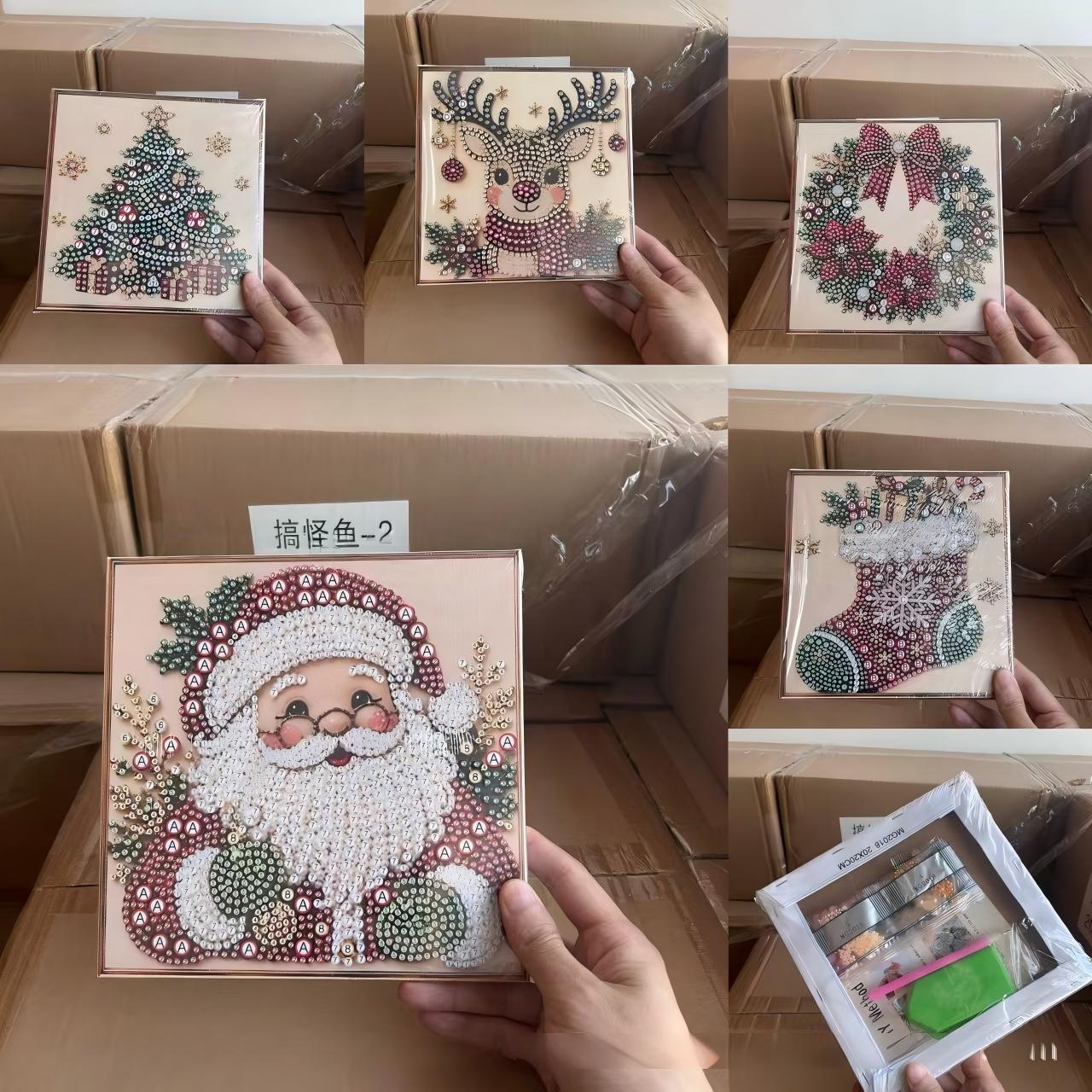Christmas Pearl Diamond Painti - Art Craft For Christmas ulasan dan harga