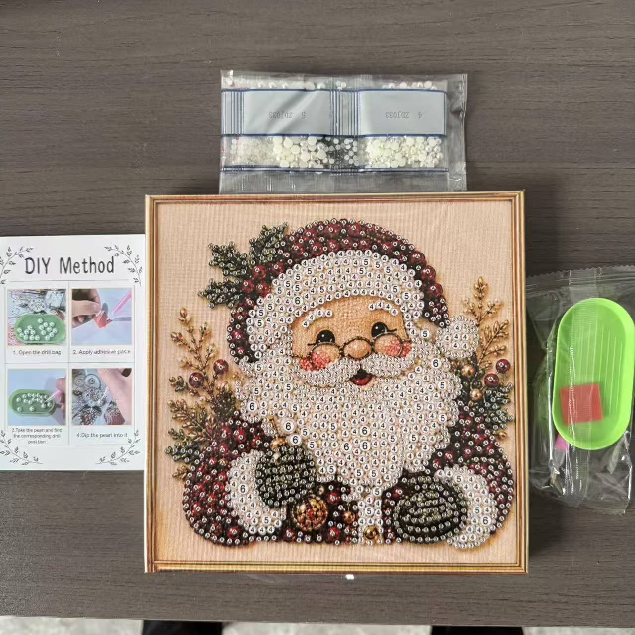 Christmas Pearl Diamond Painti - Art Craft For Christmas ulasan dan harga
