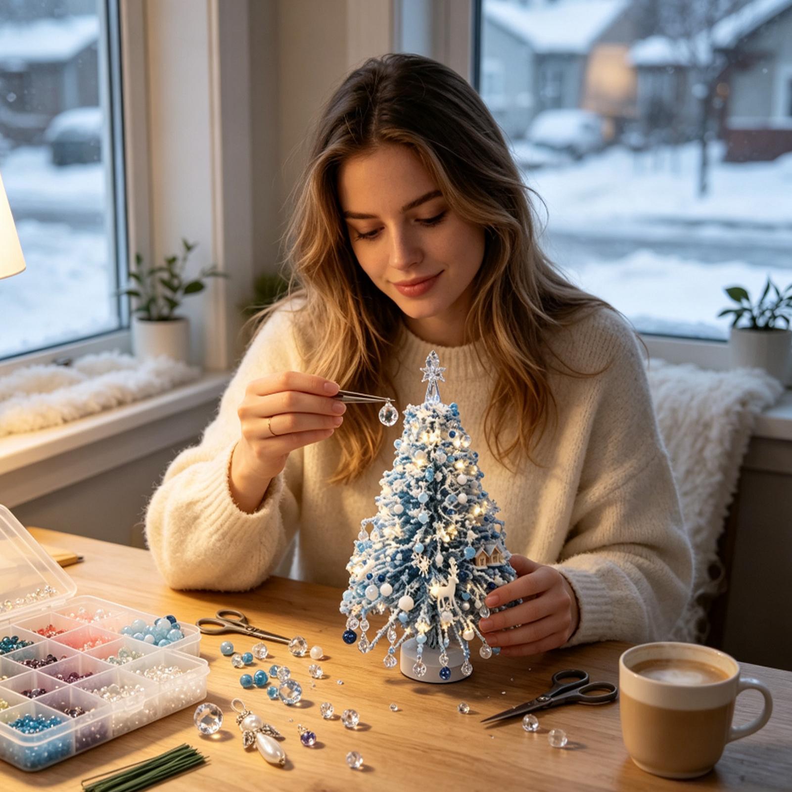 Christmas Tree Beading Art Win - Art Craft For Christmas ulasan dan harga