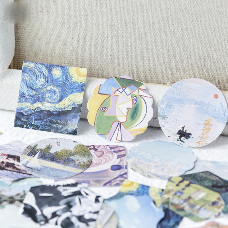 46pcs Art Museum Boxed Sticker - Art Craft Museum ulasan dan harga