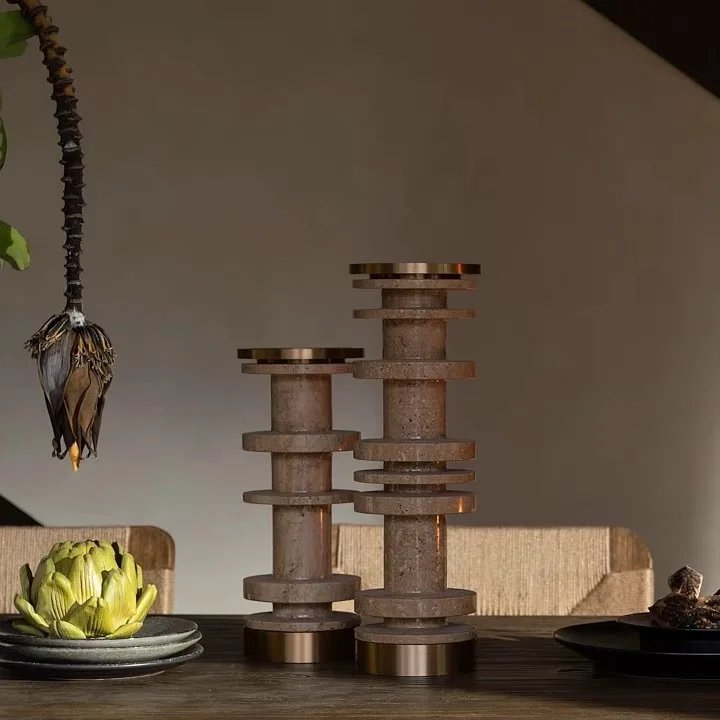 Resin Metal Decorative Candle  - Art Craft Restaurant ulasan dan harga