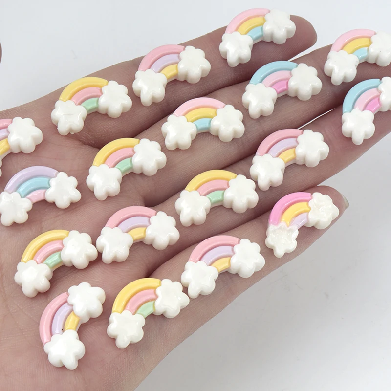 30Pcs/300pcs Mini Resin Rainbo - Art Craft Rainbow ulasan dan harga