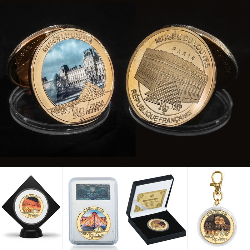 Louvre Museum Gold Foil Commem - Art Craft Museum ulasan dan harga