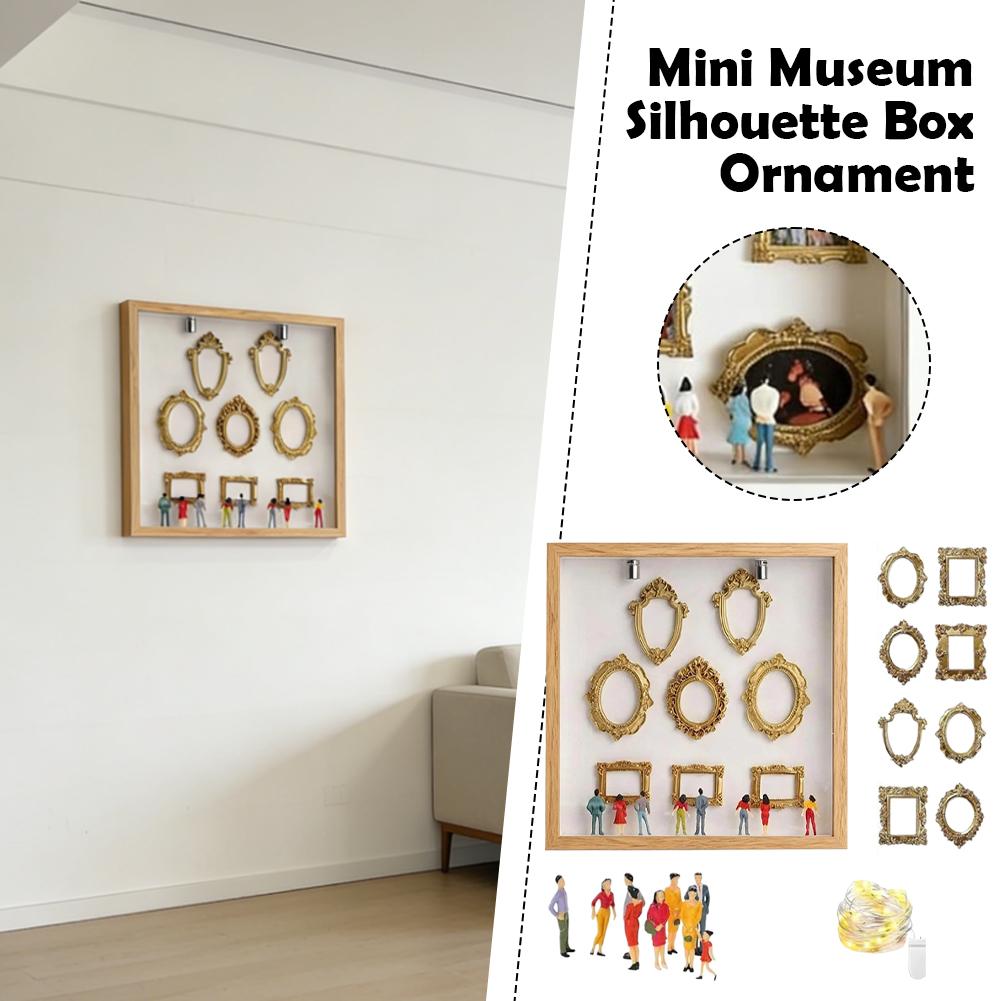 Mini Museum Silhouette Box DIY - Art Craft Museum ulasan dan harga