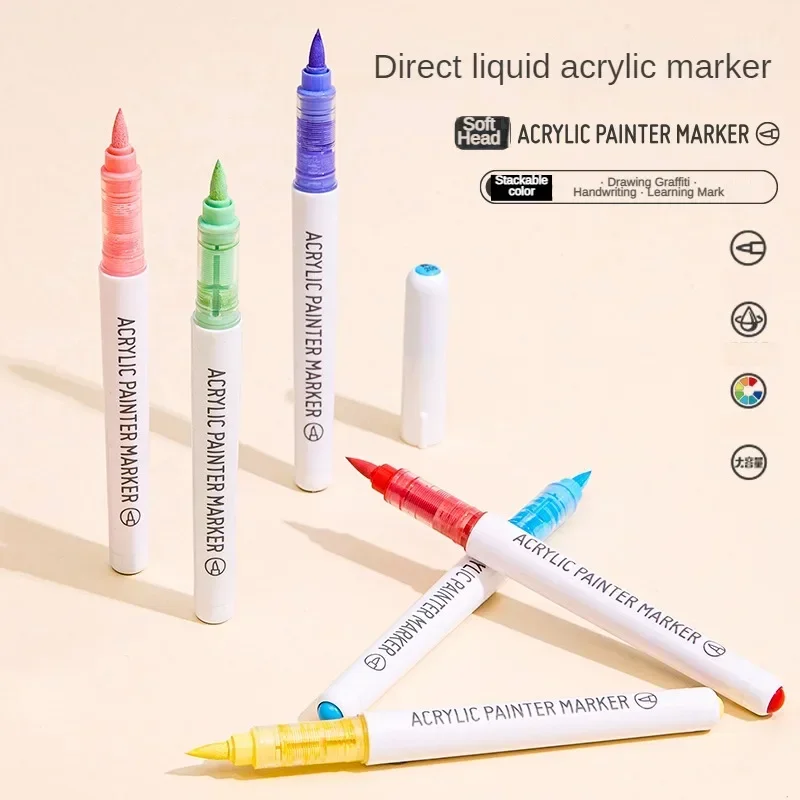 LANGUO 171/9 Colors Direct Liq - Illustration Marker Set ulasan dan harga
