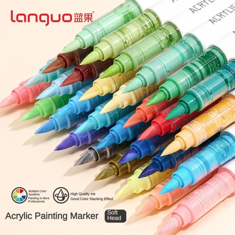 LANGUO 171/9 Colors Direct Liq - Illustration Marker Set ulasan dan harga