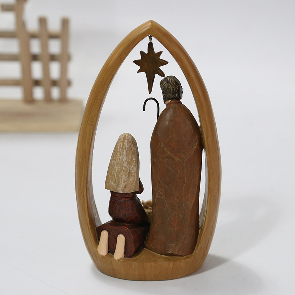1Pcs Nativity Scene Christian  - Art Craft Restaurant ulasan dan harga