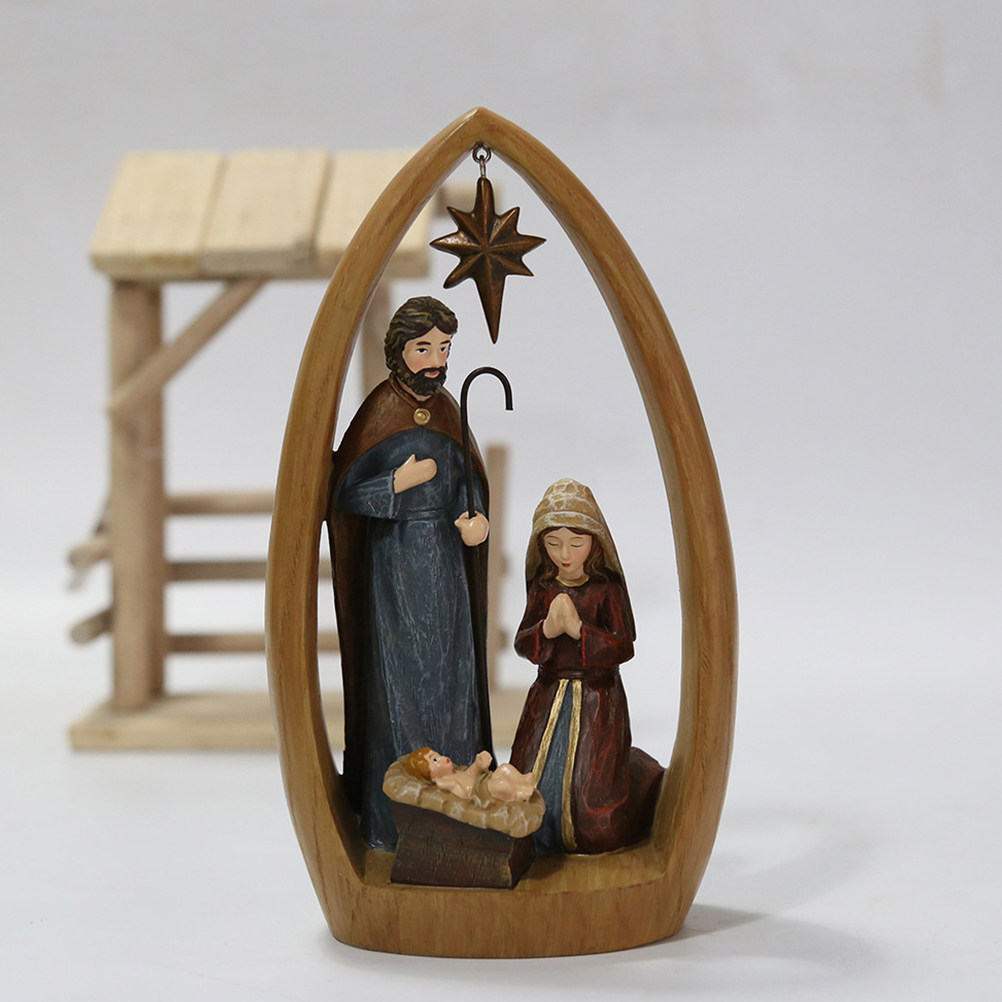1Pcs Nativity Scene Christian  - Art Craft Restaurant ulasan dan harga