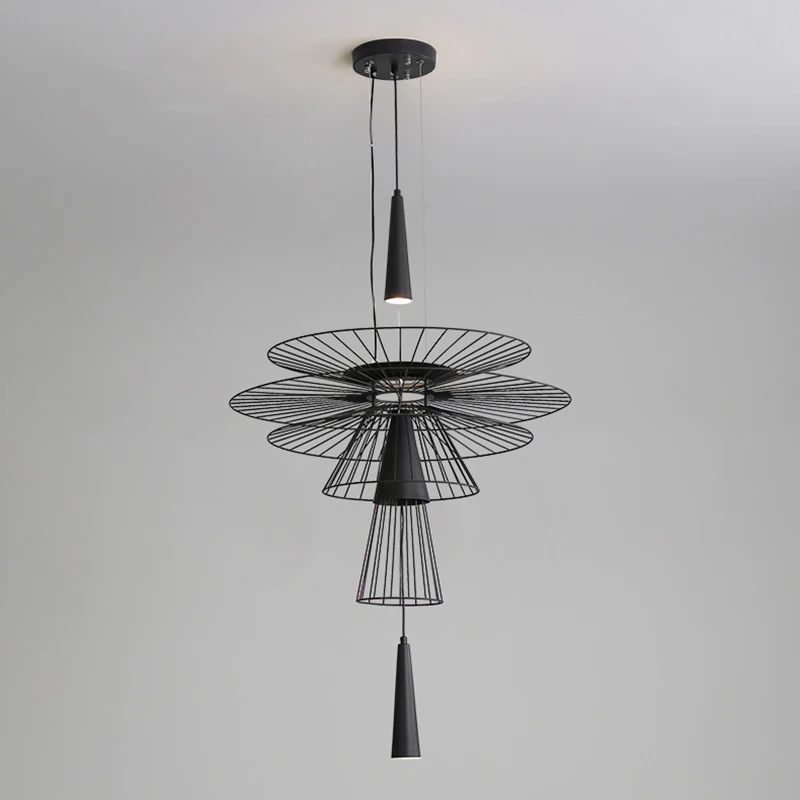 Modern LED Pendant Light Iron  - Art Craft Restaurant ulasan dan harga