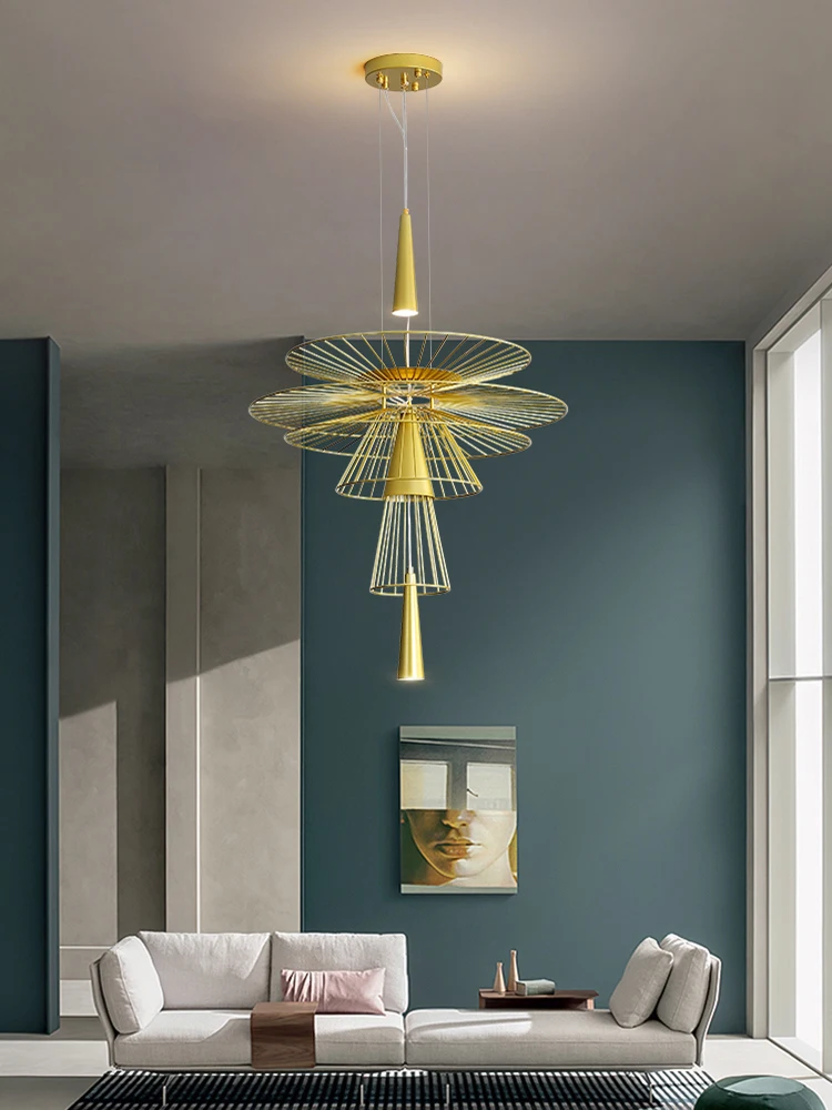 Modern LED Pendant Light Iron  - Art Craft Restaurant ulasan dan harga