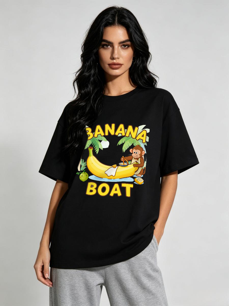 T Shirts Woman Cotton Slub Vin - Art Craft Letter T ulasan dan harga