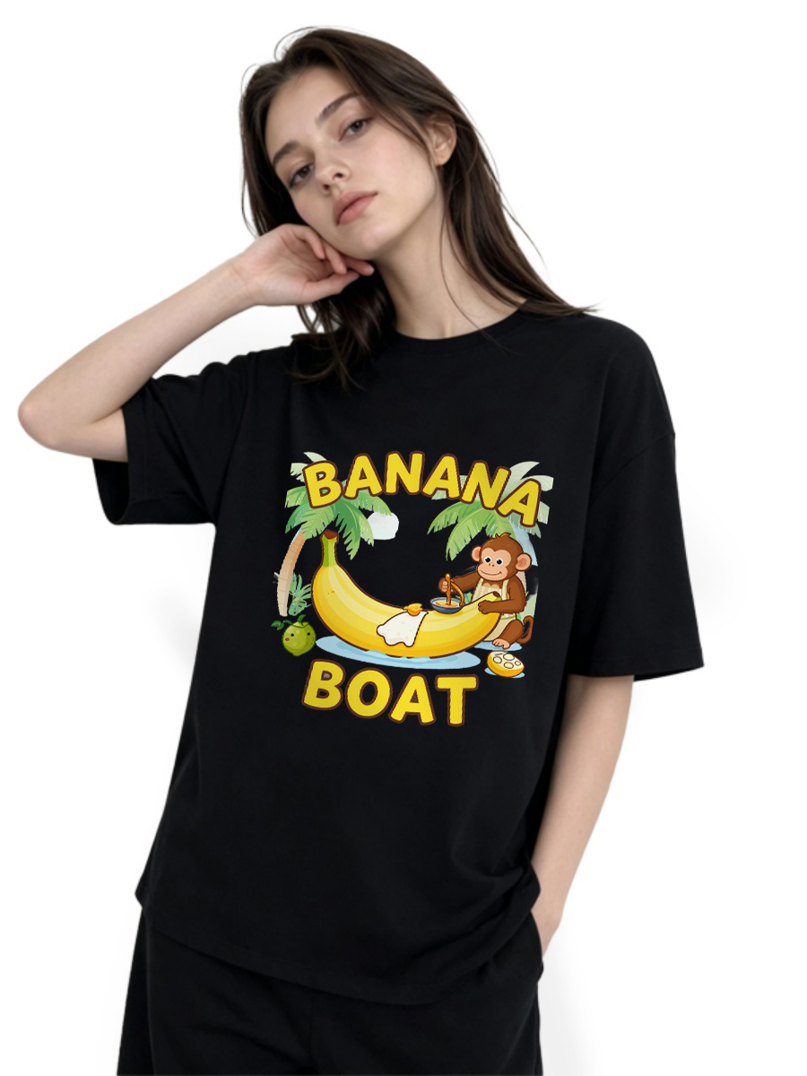 T Shirts Woman Cotton Slub Vin - Art Craft Letter T ulasan dan harga
