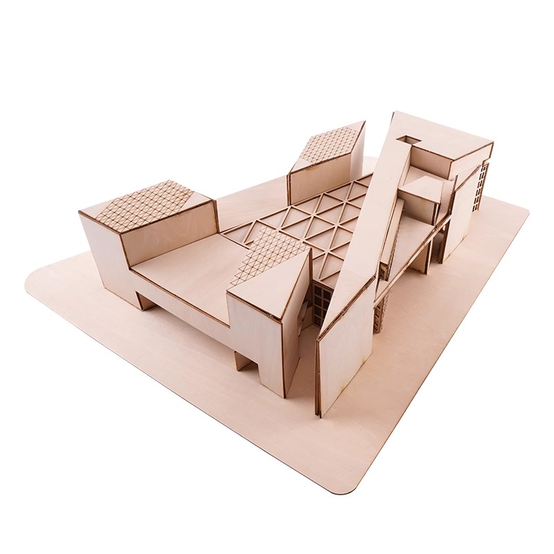 1:100 1:200 Scale DIY Miniatur - Art Craft Museum ulasan dan harga