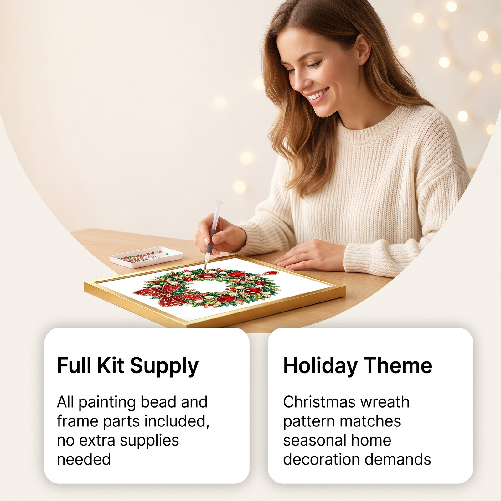 Christmas DIY Diamond Painting - Art And Craft Xmas Tree ulasan dan harga